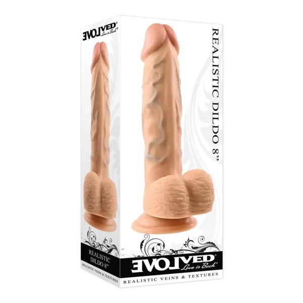 Buy Evolved 8" Realistic Dildo w/Balls - Light