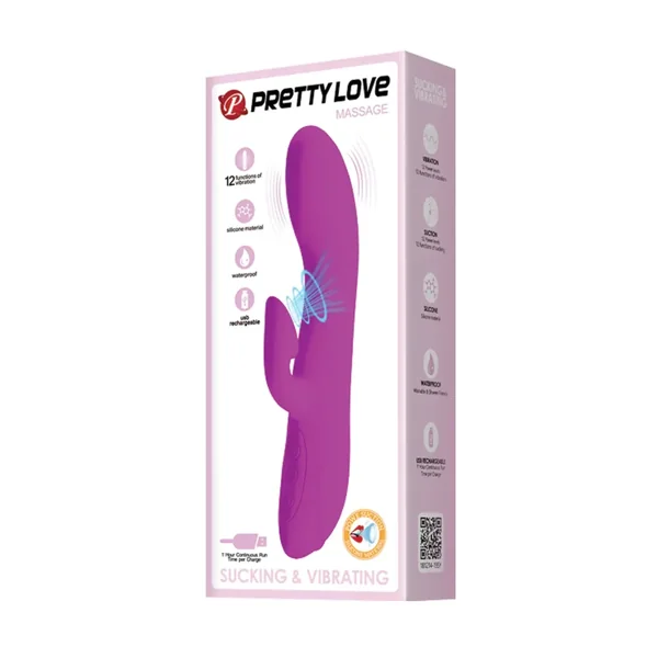 Buy Pretty Love Flirt Sucking Rabbit - 12 Functions