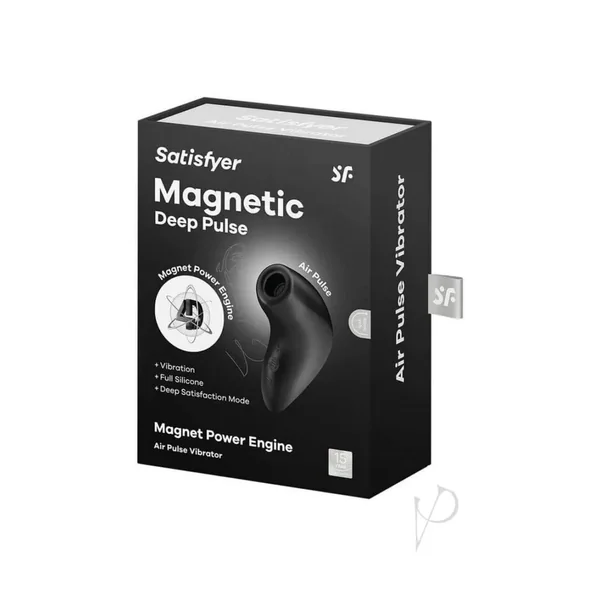 Buy Satisfyer Deep Pulse Rechargeable Silicone Vibrator - Black