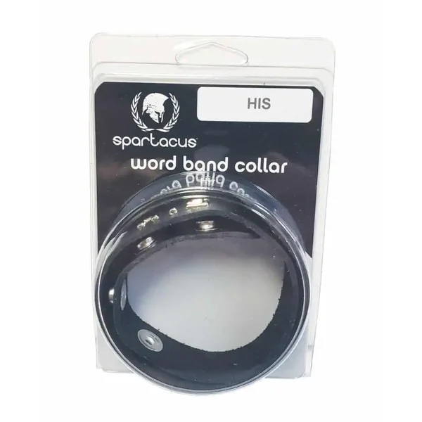 Buy Spartacus HIS Leather Collar - Black