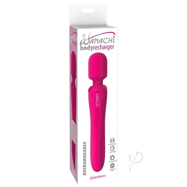 Buy Wanachi Body Recharger Silicone Massager Showerproof Pink