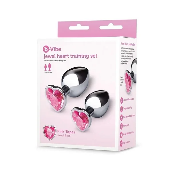 B-Vibe Jewel Metal Anal Plug Training