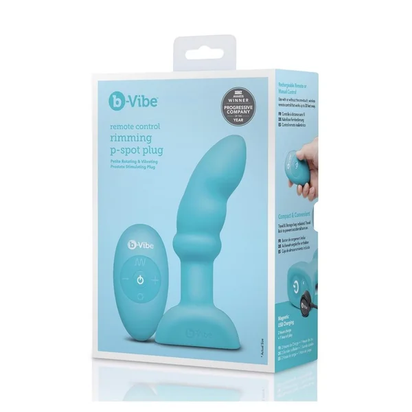 B-Vibe Remote Control Rimming P-Spot Rechargeable Silicone Plug