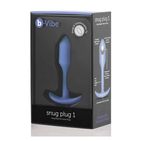 B-Vibe Snug Plug 1 Silicone Weighted Butt Plug