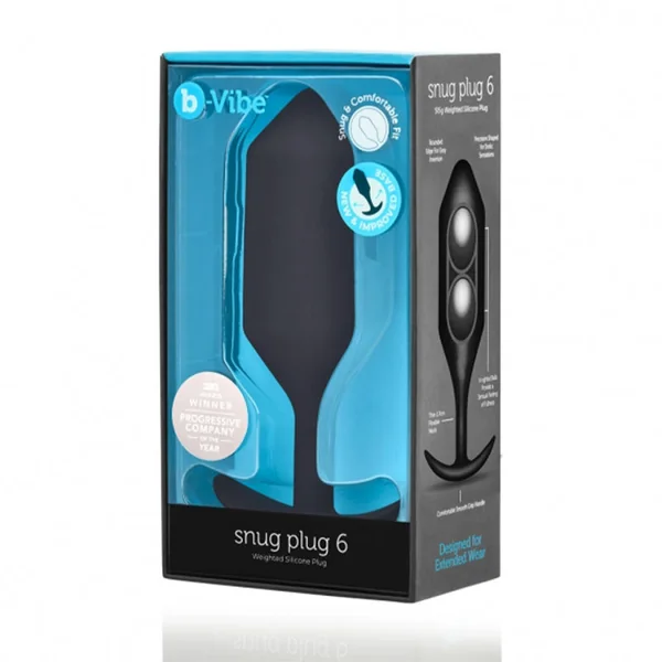 B-vibe Snug Plug 6 Black