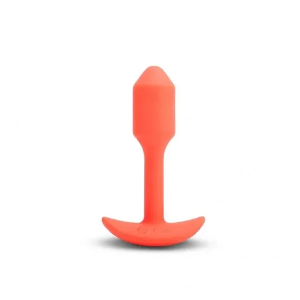 b-Vibe Vibrating Snug Plug 1 Orange
