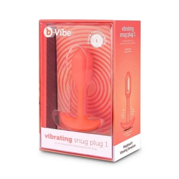 B-Vibe Vibrating Snug Plug Rechargeable Silicone Anal Plug
