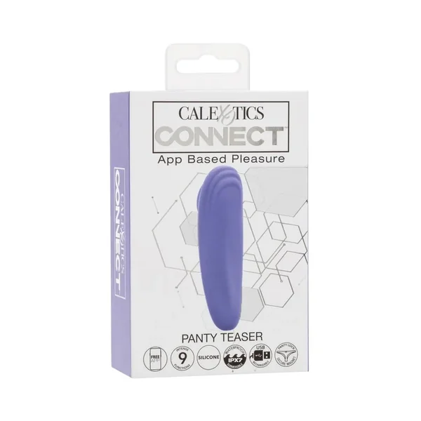 Calexotics Connect Panty Teaser Rechargeable Silicone App Compatible Vibrator with Remote