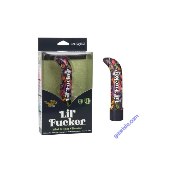 CalExotics Naughty Bits Lil' Fucker Mini G Spot Vibrator Waterproof