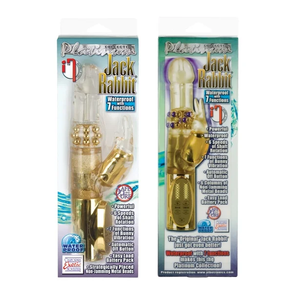 California Exotic Platinum Jack Rabbit Gold Vibrator