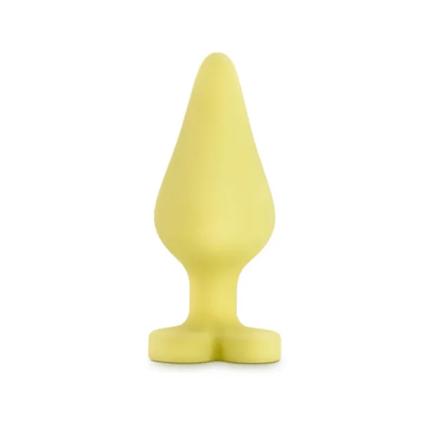 Candy Heart Butt Plug Spank Me Yellow