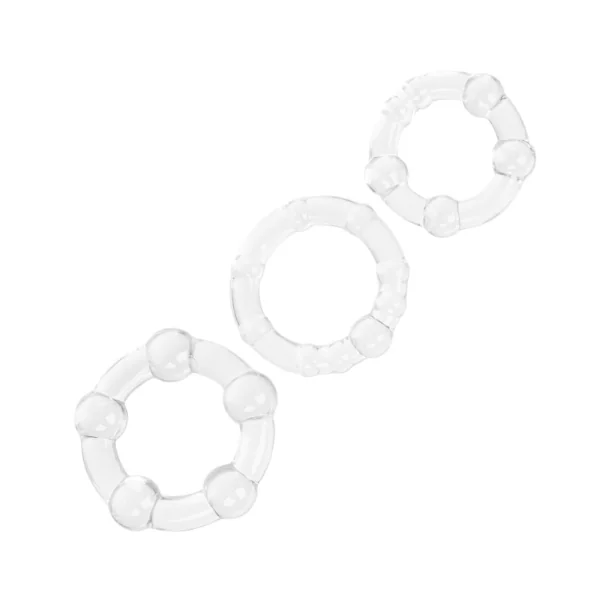 C*ck ring Stay Hard Clear Set