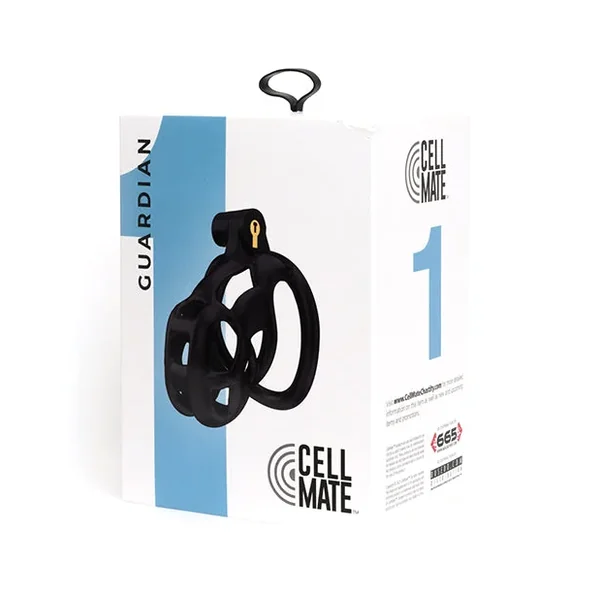 Cellmate Guardian Chastity Cage – Size 1 (Black)