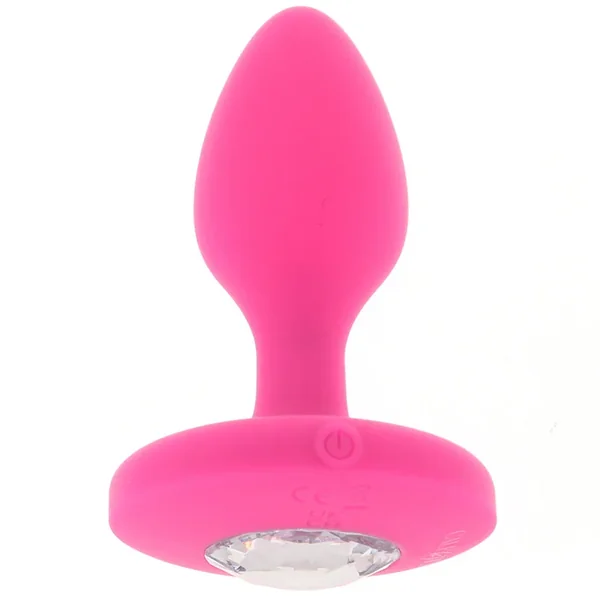 Cheeky Gems Medium Vibrating Probe in Pink