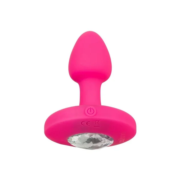 Cheeky Gems Rechargeable Silicone Vibrating Probe – Small – Pink