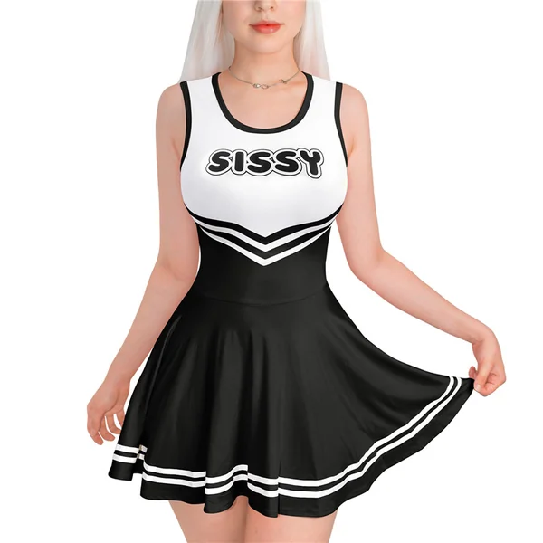 Cheer SissyUniversity Mini Dress Black