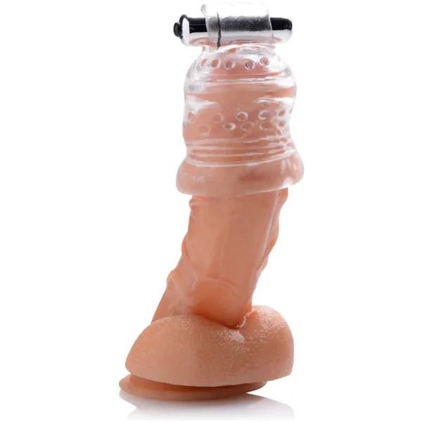 Clear Vibrating Penis Head Teaser