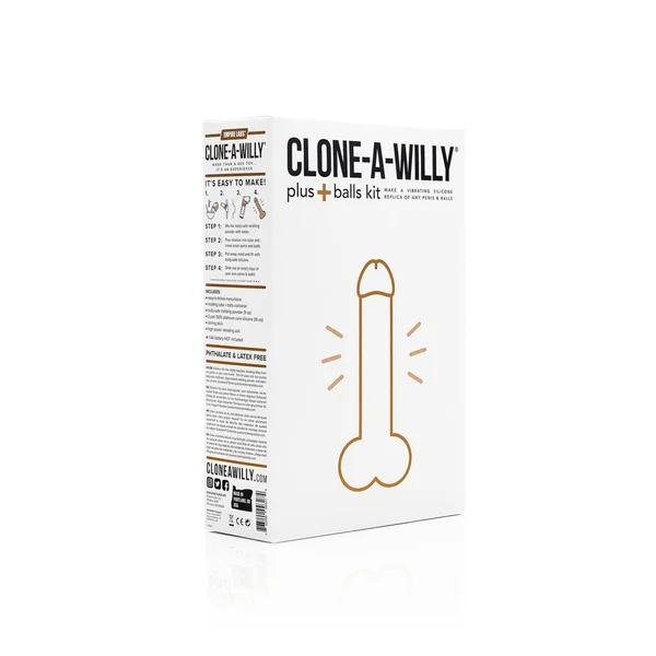 Clone-A-Willy Plus with Balls Light Skin Tone