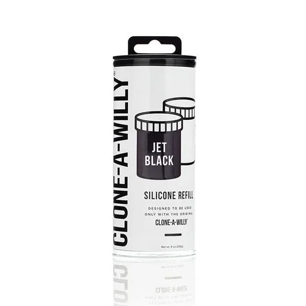 Clone-A-Willy Silicone Refill – Jet Black