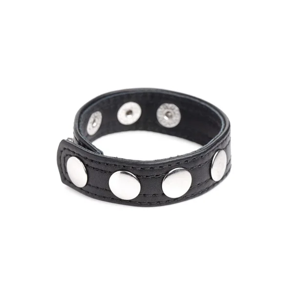 Cock Gear Leather Speed Snap Cock Ring – Black
