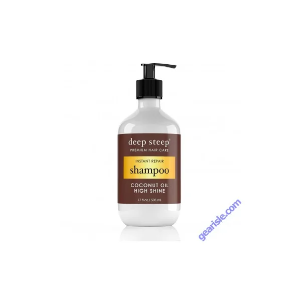Coconut Oil High Shine Instant Repair Shampoo 17 Oz Deep Steep
