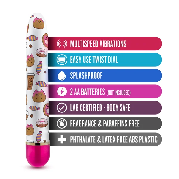 Collections Sweet Rush Slim Vibrator Multi Speed