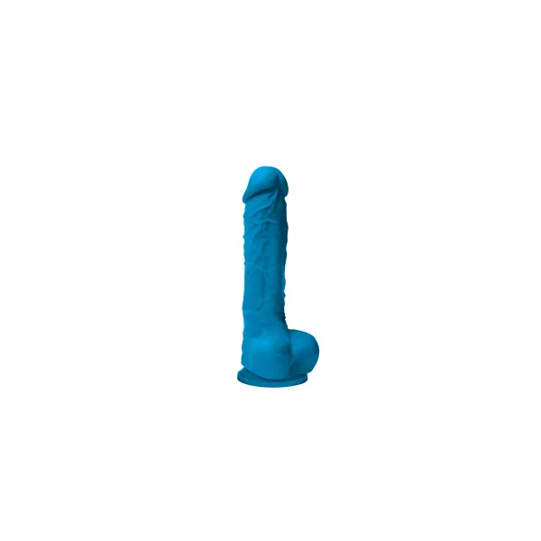 Colours Pleasures 5 in. Dildo, 5.2 Inch Insertable, 1.5 Inch Max Width, Blue