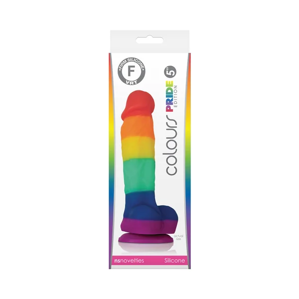Colours Pride Edition 5 inches Dildo Rainbow