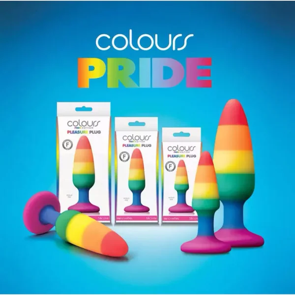 Colours Pride Edition Silicone Rainbow Butt Plug