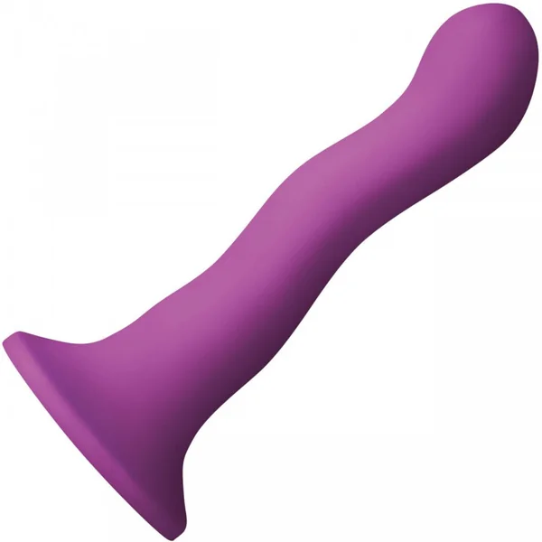 Colours Wave 6" Suction Cup Purple Dildo