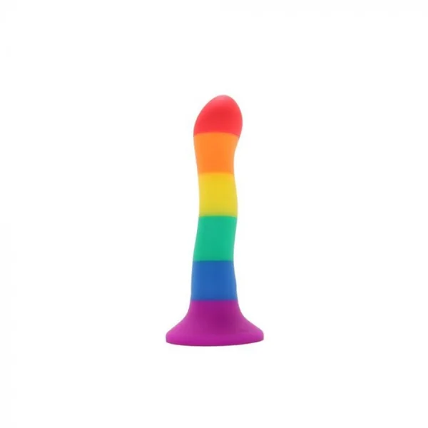 Colours Wave 6" Suction Cup Rainbow Pride Dildo