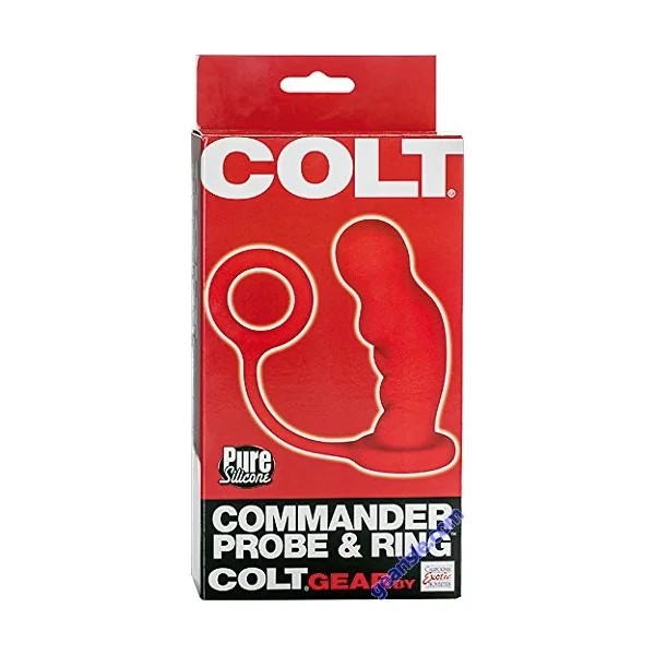 Commander Probe and Ring Colt Red (Dildo)