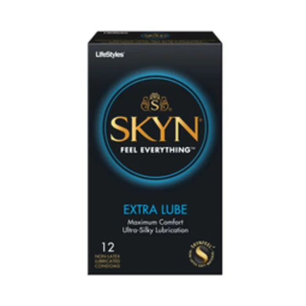 Condoms: Lifestyles Skyn Extra Lubricated Condoms 12 Pack
