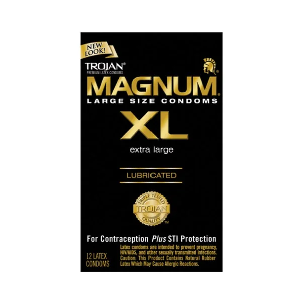 Condoms: Trojan Magnum Xl Lubricated Condoms