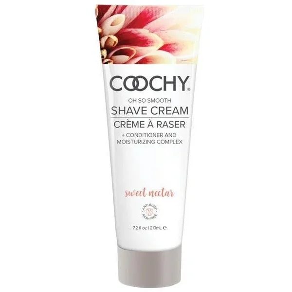 Coochy Shave Cream Sweet Nectar 7.2 Oz