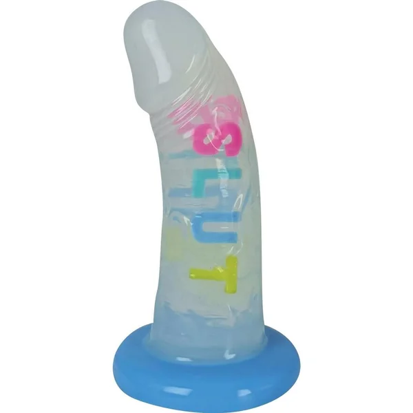 Cotton Candy Dirty Talk Slut Silicone Dildo