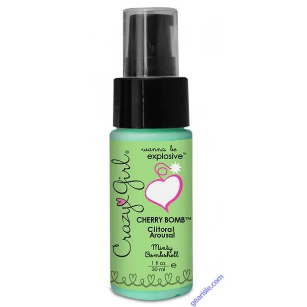Crazy Girl Cherry Bomb Clitoral Arousal Minty Bombshell 1 oz