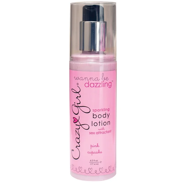 Crazy Girl Sparkling Body Lotion - Cupcake 6 oz