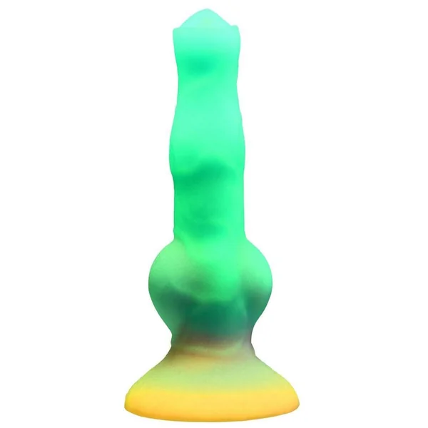 Creature Cocks Astro Cock Vibrating Glow In The Dark Silicone Dildo