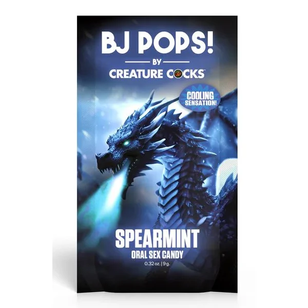 Creature Cocks BJ Pops Spearmint Candy - 32 oz