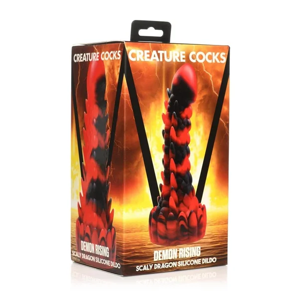 Creature Cocks Demon Rising Scaly Dragon Silicone Dildo