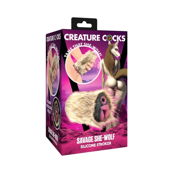 Creature Cocks Savage She-Wolf Silicone Stroker
