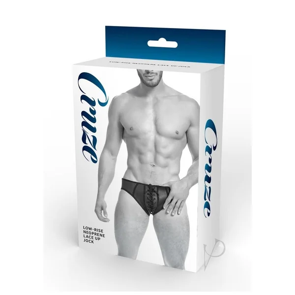 Cruze Kick-Off Lace Up Brief - Large/XLarge - Black