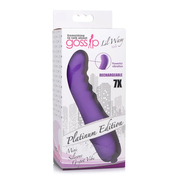 Curve Novelties Gossip Lil Wavy 7X Mini G Spot Vibe - Violet
