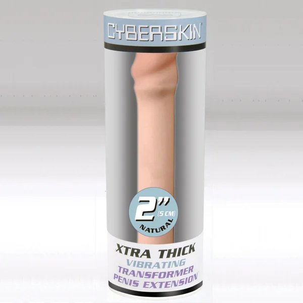 CyberSkin Transformer 2 inch Vibrating Penis Extension