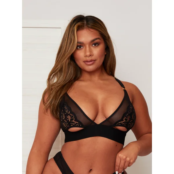 Daphne Bralette : Midnight Black