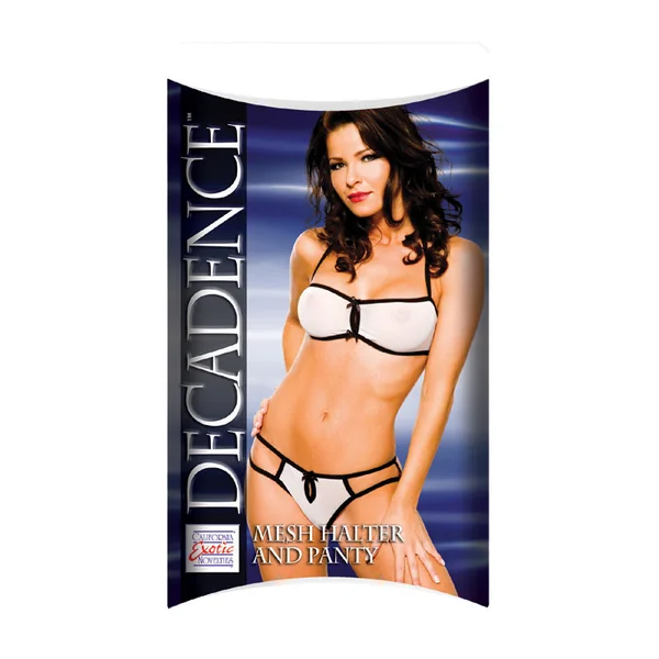 Decadence Mesh Halter and Panty