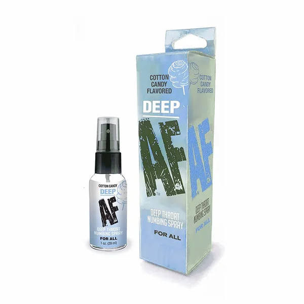 Deep AF Numbing Deep Throat Spray Cotton Candy 1 Oz
