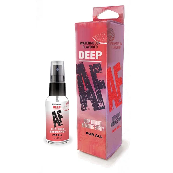 Deep AF Watermelon Flavored Deep Throat Numbing Spray 1 Oz