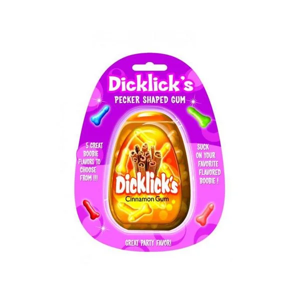 Dicklicks Pecker Shaped Gum Cinnamon